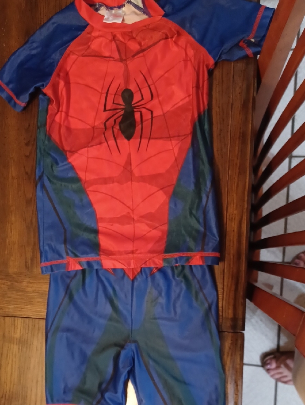 Marvel Boys Red & Blue Spider-Man Rashguard Set
